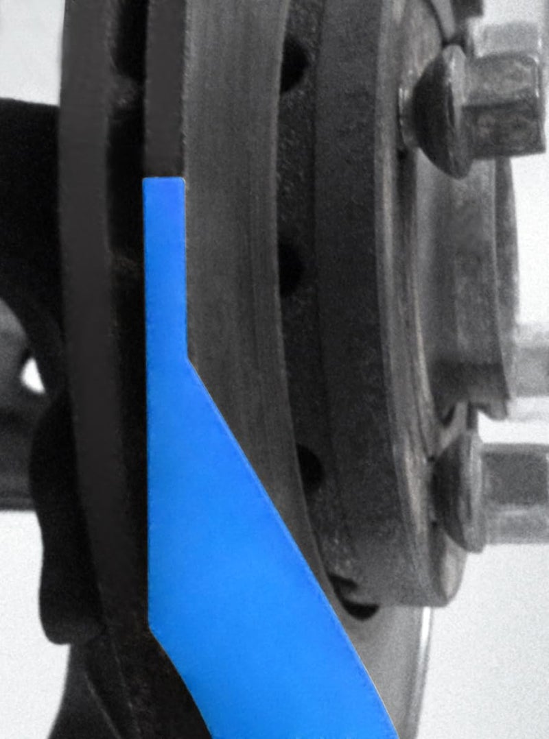 FWTW 83400 Brake Lining Thickness Gauge Set (Commercial Truck) Includes 9 Blades of Different Sizes ranging Between 6-22 mm (0.2362" - 0.8661") - Image 2